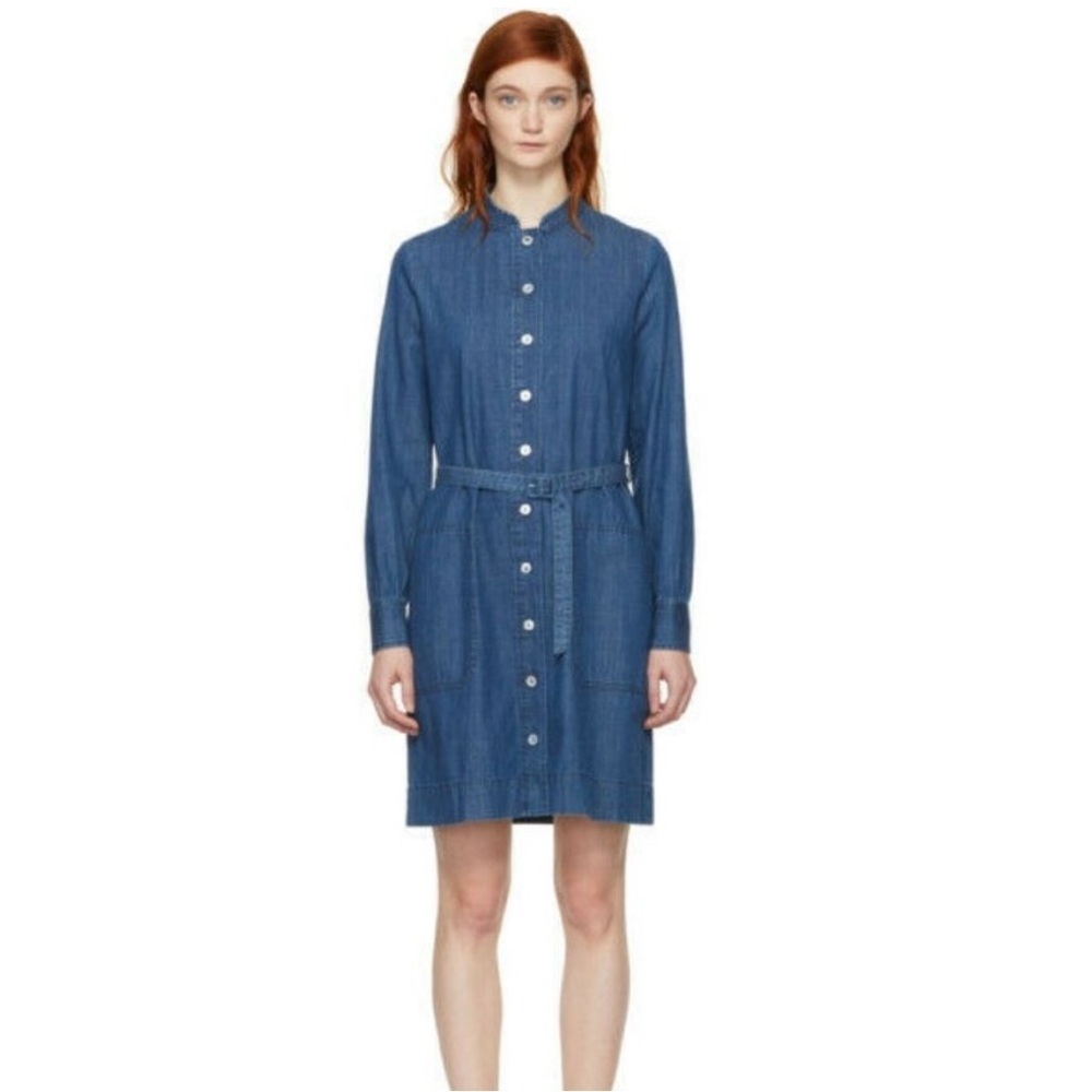 A.P.C. Indigo Denim Jane Dress